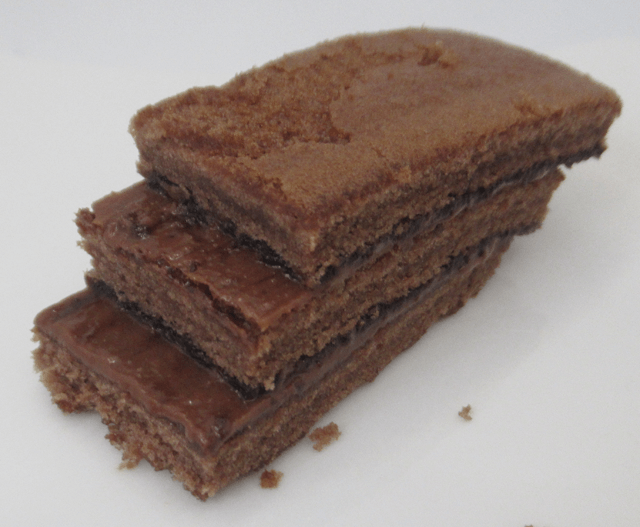 加熱後の「とろけるショコラのケーキ」 加熱後の「とろけるショコラのケーキ」