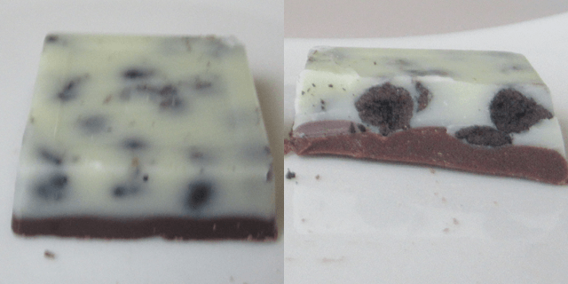 「サクつぶビット ホワイト」の表面