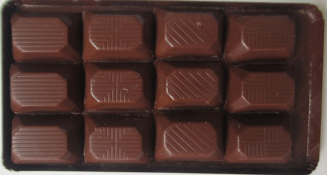 「サーティワンチョコレート（チョコレートミント風味）」の表面