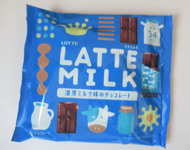 ロッテ「LATTE MILK」